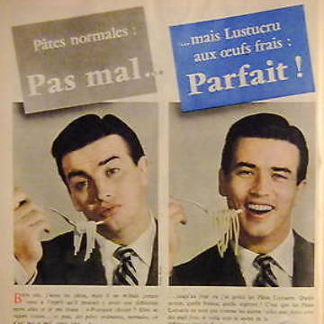 La marque Lustucru - Affiche publicitaire vintage - Parfait La marque Lustucru - Affiche publicitaire vintage - Parfait