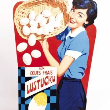 La marque Lustucru - Illustration vintage - La ménagère La marque Lustucru - Illustration vintage - La ménagère