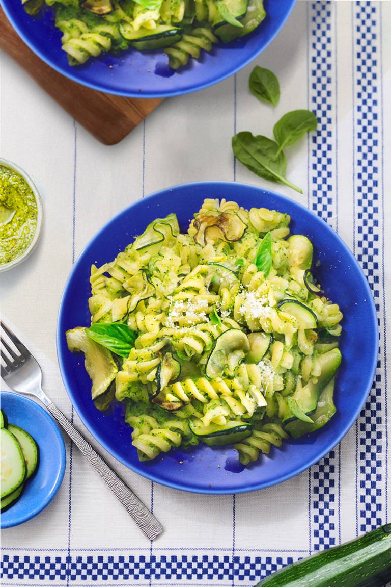 Torsades à la crème de courgette Torsades à la crème de courgette